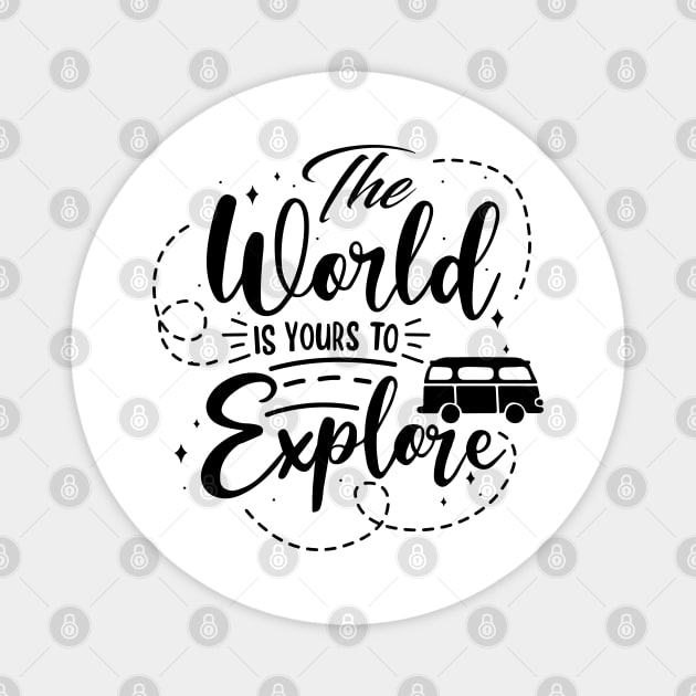 Explore the world Magnet by PR Hub